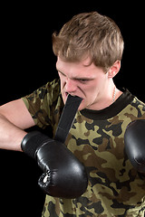 Image showing Furious young man 