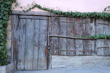 Image showing Shabby Wooden Door