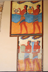 Image showing Two Cup Bearer Frescoes