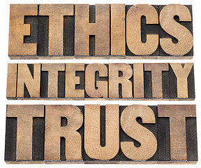 Image showing ethics, integrity, trust