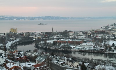 Image showing Trondheim in winter