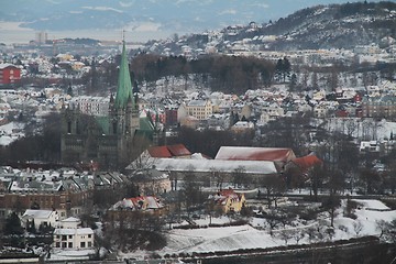 Image showing Trondheim in winter