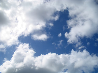 Image showing Sunlit Clouds