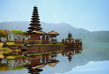 Image showing Pura Ulun Danu Bratan hindu temple