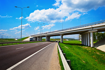 Image showing Road highway junction