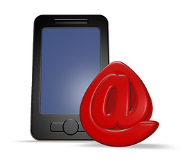 Image showing email smartphone