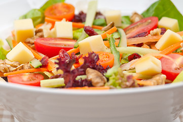 Image showing Fresh colorful healthy salad