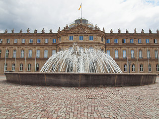 Image showing Neues Schloss (New Castle) Stuttgart