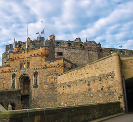 Image showing Edinburgh castle, UK