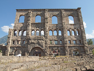 Image showing Roman Theatre Aosta