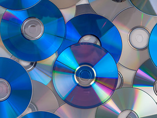 Image showing CD DVD DB Bluray disc