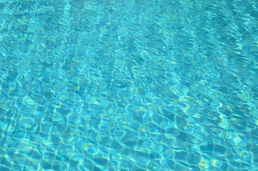 Image showing pool water