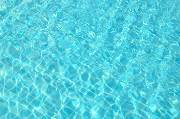 Image showing pool water