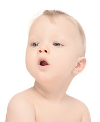 Image showing surprised baby