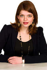 Image showing Beautiful businesswoman