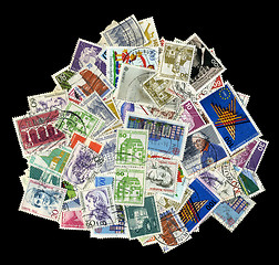 Image showing postage stamps