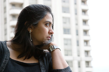 Image showing Pensive