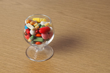 Image showing Glass with Medicine