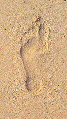 Image showing footprint