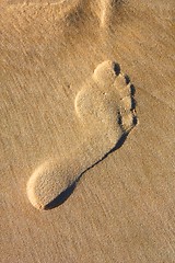 Image showing Foot print