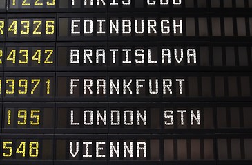 Image showing Flights in Europe