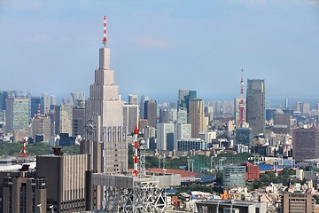 Image showing Tokyo skyline