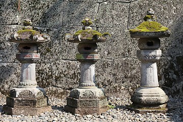 Image showing Japanese stone lantern