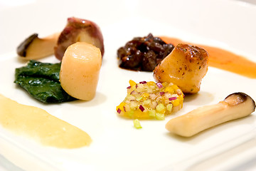 Image showing Trio of Scallops