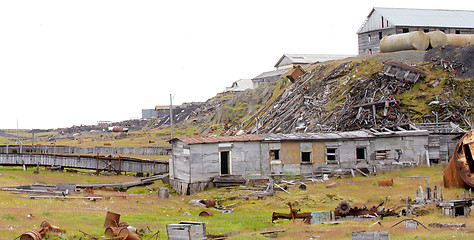 Image showing ocean coast dump