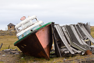 Image showing the thrown ship