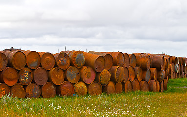 Image showing the thrown barrels