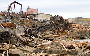 Image showing ocean coast dump