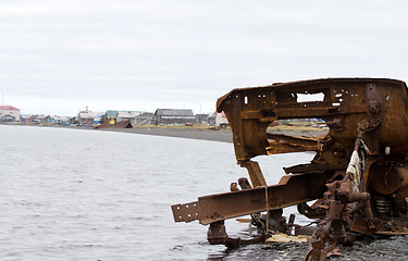 Image showing remains of the ancient car