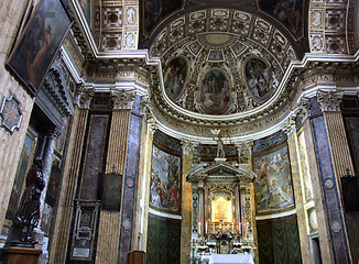 Image showing Ornate church in Rome (Italy)