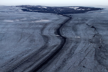 Image showing spermatozoon form: the stone river from nunantak