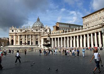 Image showing Saint Peter's square in Vatican City
