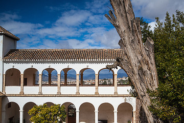 Image showing Pavillon of Generalife in Alhambra complex