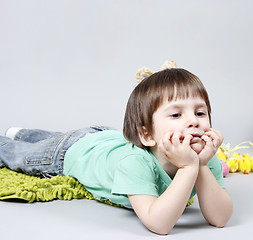 Image showing Little boy smiling