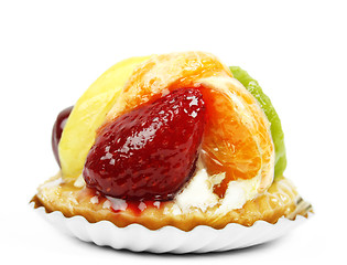 Image showing Delicious fruit pie 