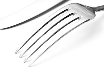 Image showing Knife and fork