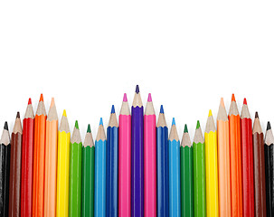 Image showing Set of color pencil 