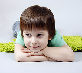 Image showing Little boy smiling