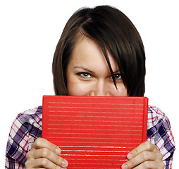 Image showing Woman with a book 