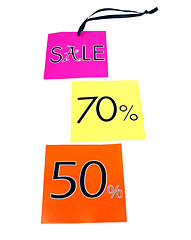 Image showing Sale labels