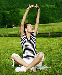 Image showing Woman relaxing