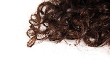 Image showing Closeup of beautiful human hair 