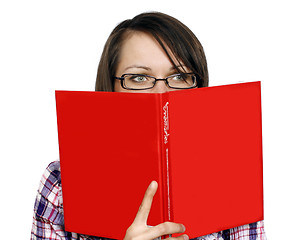 Image showing Woman with a book 