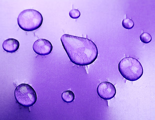 Image showing Water drops 