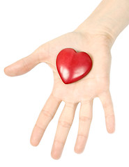 Image showing Giving heart