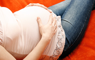 Image showing pregnant woman